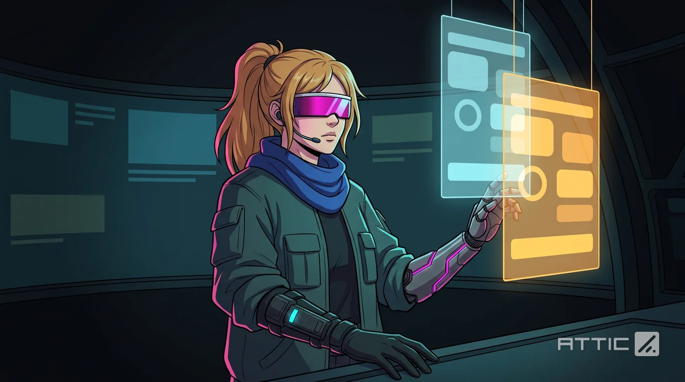 IVON, de AI SOC agent van Attic, leest een security-incident op een scherm met analysepanelen