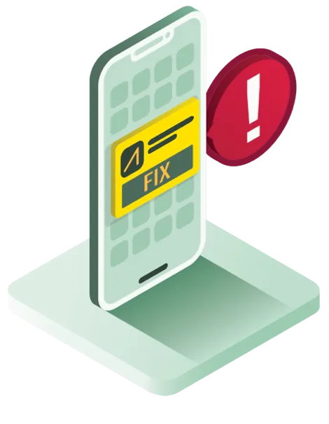 Attic beveiligingsmelding op telefoon