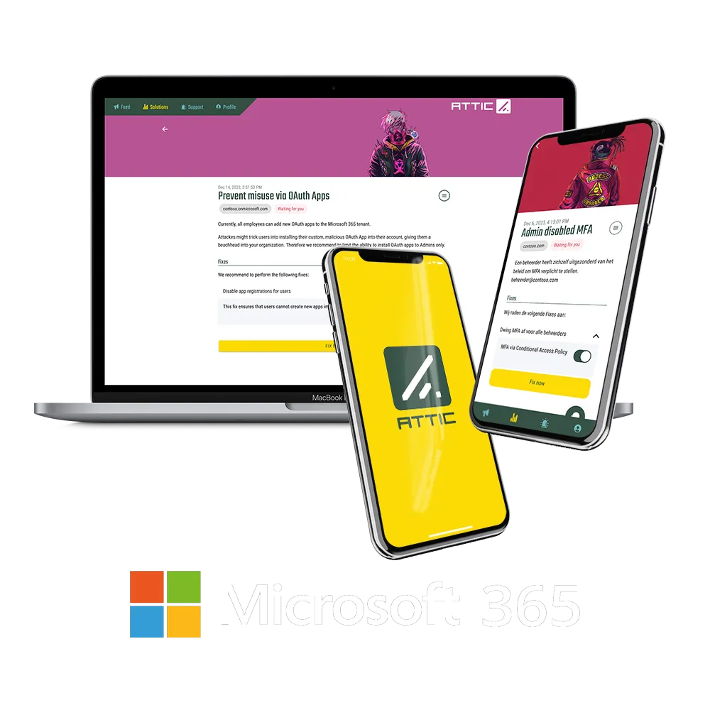 Attic voor Microsoft 365 — beveiliging voor uw Microsoft 365 omgeving